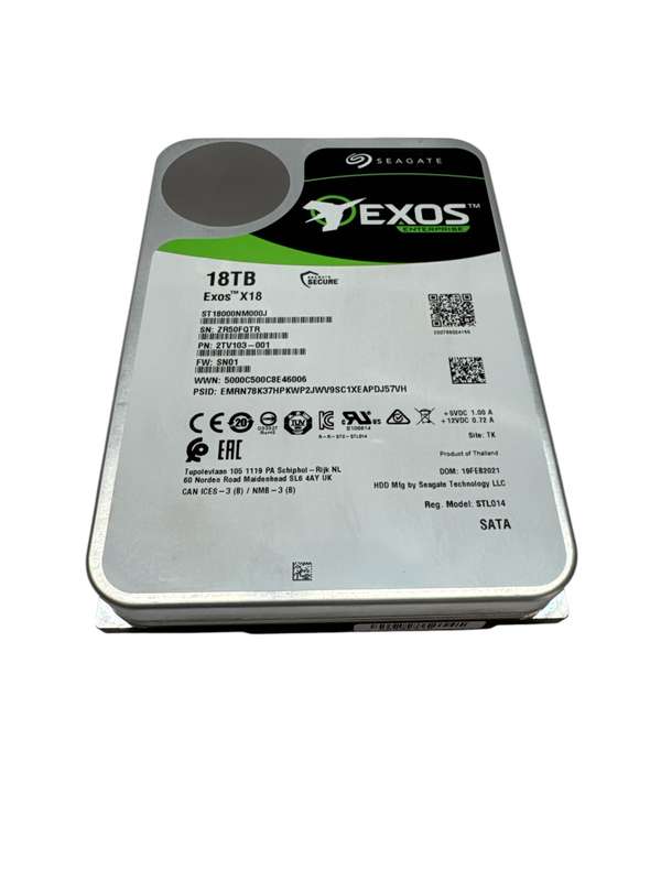 18TB SATA  Like New  Perfect for NAS or Backup!