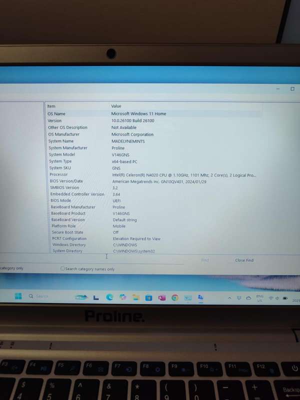 Proline 14 Celeron N4020 8GB 256