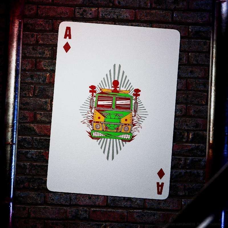 Theory11 Teenage Mutant Ninja Turtles Playing Cards  56 Card Deck  Brand New, Sealed