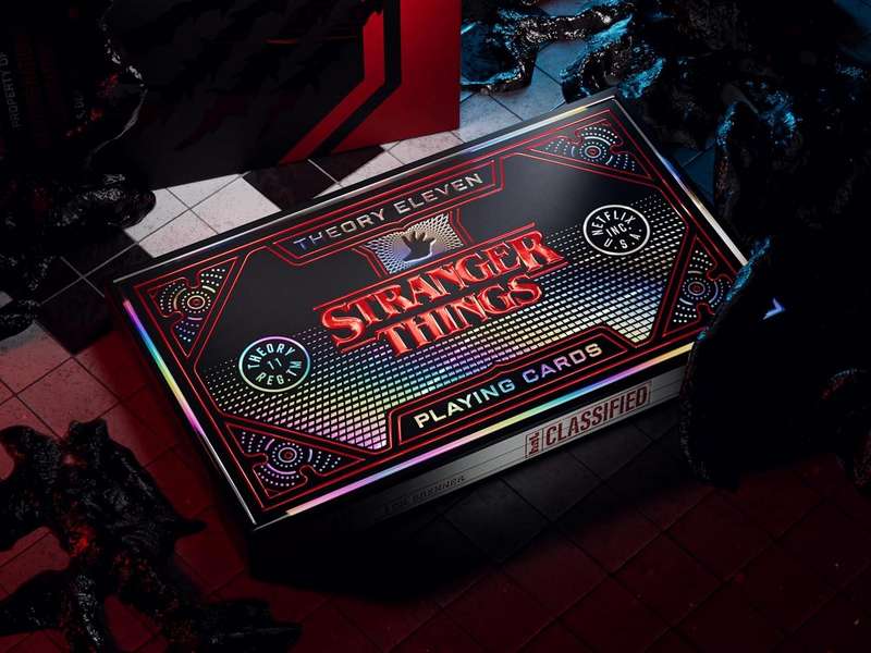 Theory11 Stranger Things Collectors Box Set  Three-Deck Premium Playing Cards Brand New & Sealed