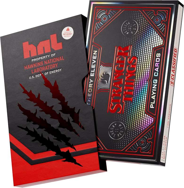 Theory11 Stranger Things Collectors Box Set  Three-Deck Premium Playing Cards Brand New & Sealed