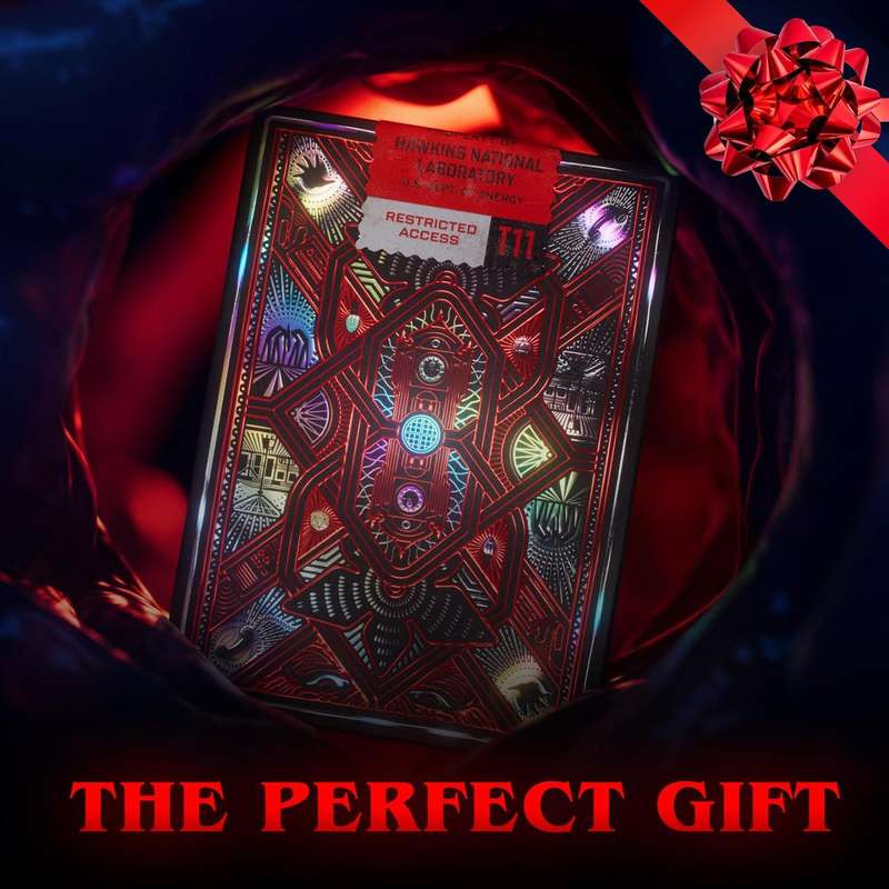 Theory11 Stranger Things Collectors Box Set  Three-Deck Premium Playing Cards Brand New & Sealed