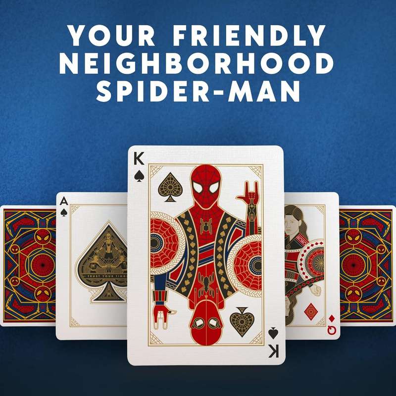 Theory11 Spider-Man Playing Cards (56-Card Deck)  Brand New & Sealed