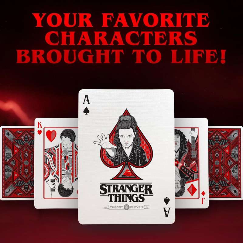 Theory11 Stranger Things Collectors Box Set  Three-Deck Premium Playing Cards Brand New & Sealed