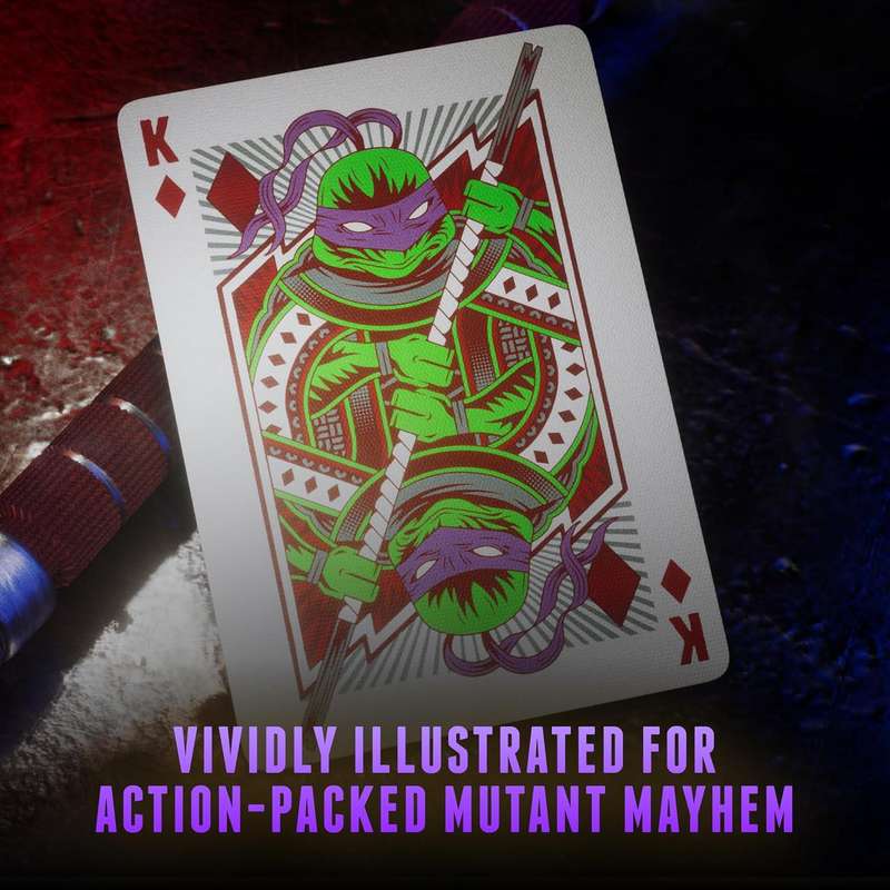 Theory11 Teenage Mutant Ninja Turtles Playing Cards  56 Card Deck  Brand New, Sealed