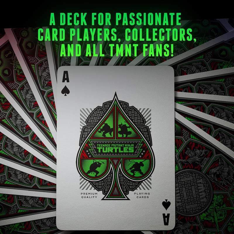 Theory11 Teenage Mutant Ninja Turtles Playing Cards  56 Card Deck  Brand New, Sealed