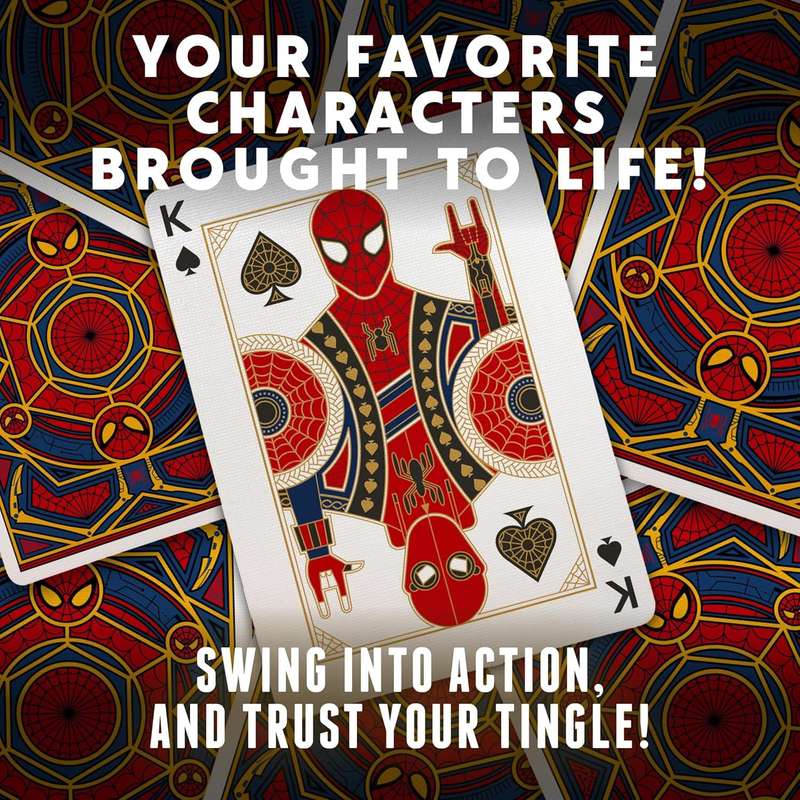 Theory11 Spider-Man Playing Cards (56-Card Deck)  Brand New & Sealed