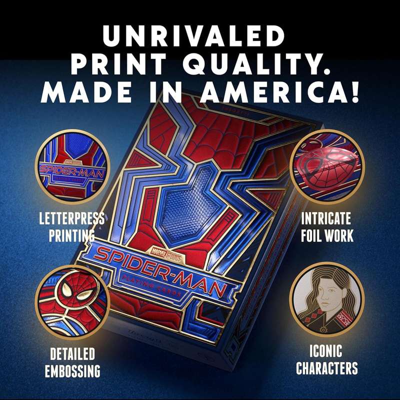 Theory11 Spider-Man Playing Cards (56-Card Deck)  Brand New & Sealed