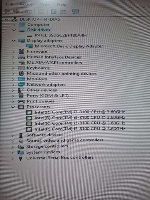 I3 8100 computer