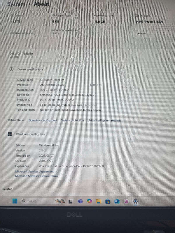 Ryzen 5 5500 gaming computer