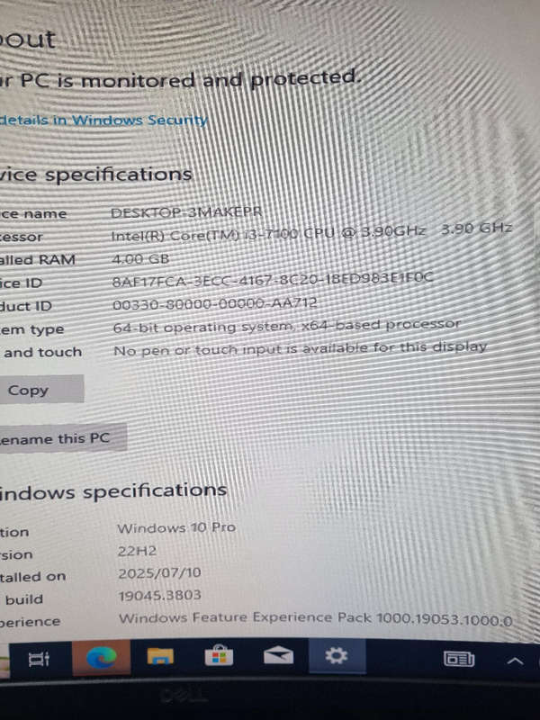 I3 7100 pc