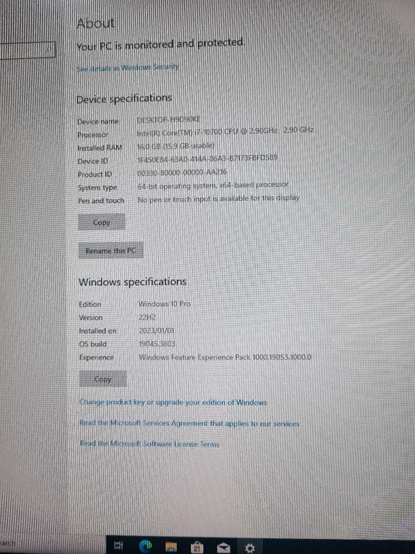 I7 10700 gaming computer