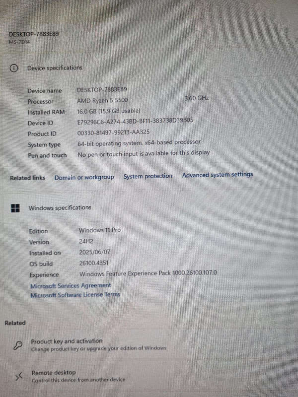 Ryzen 5 5500 gaming computer