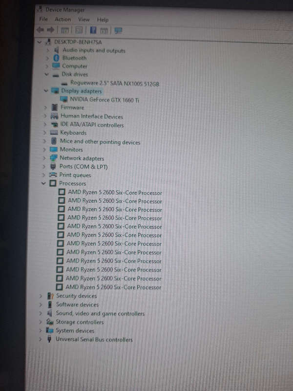 Ryzen 5 2600 gaming computer