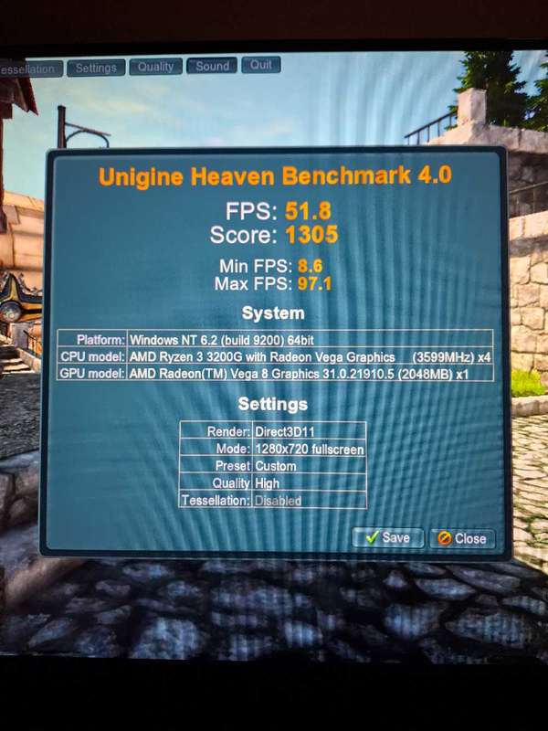 Ryzen 3 3200g pc