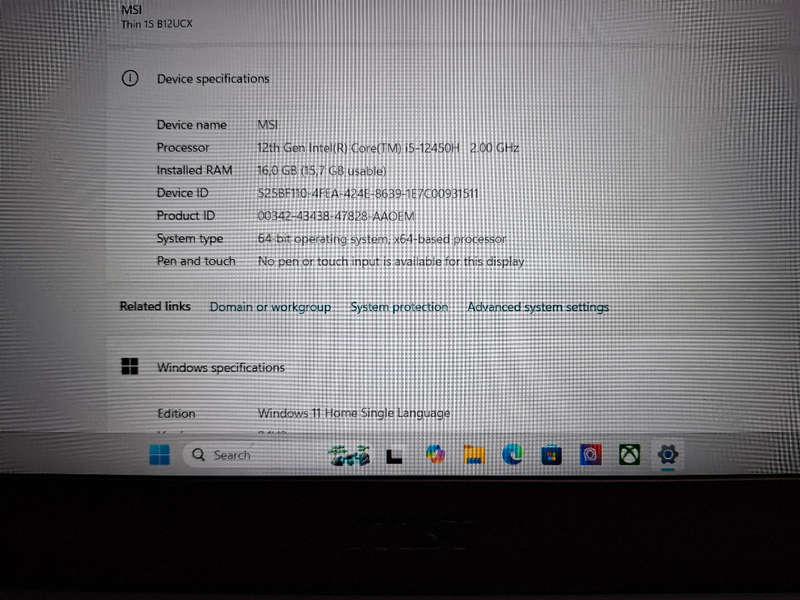 Msi gaming laptop