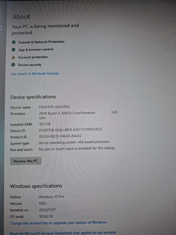 Ryzen 5 3600 gaming pc