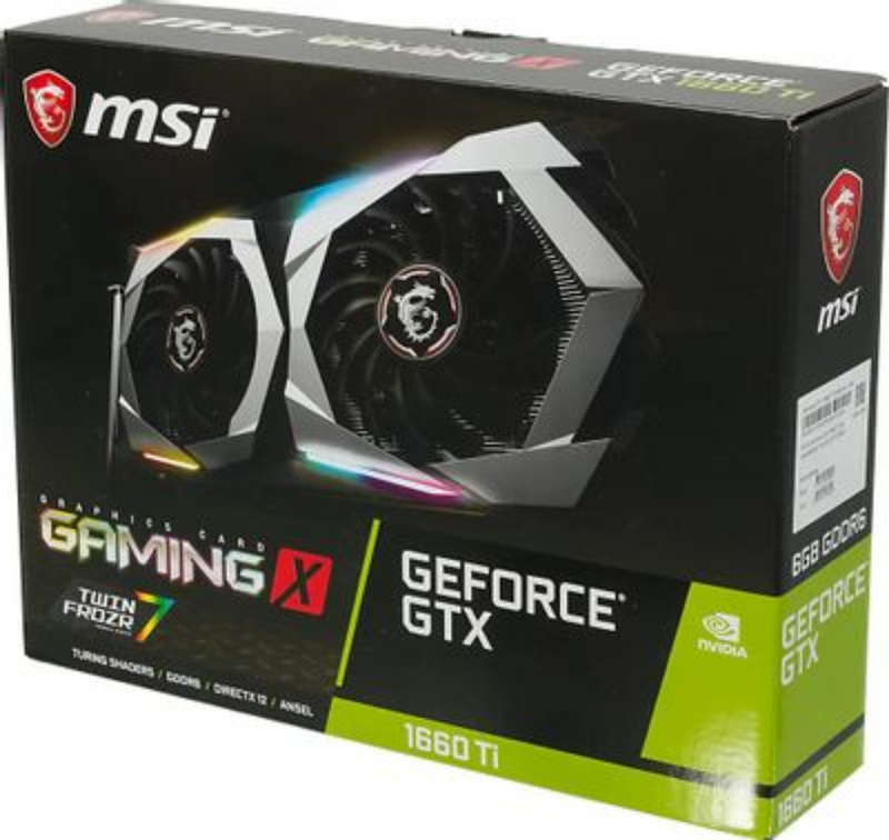 Msi 1660ti gaming x graphics card