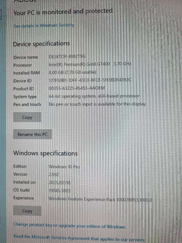 12th gen pentium gold pc