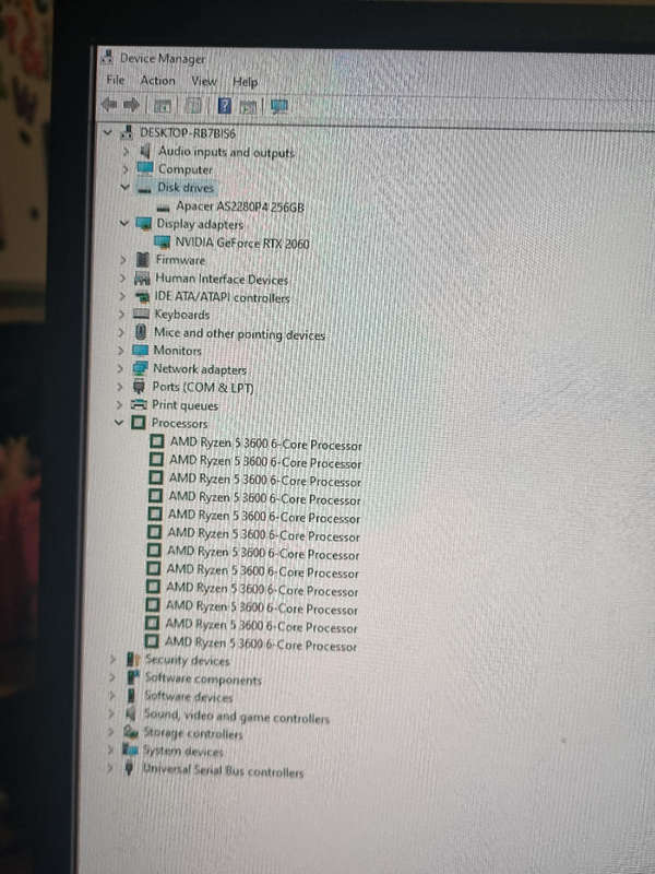 Ryzen 5 3600 gaming comuter