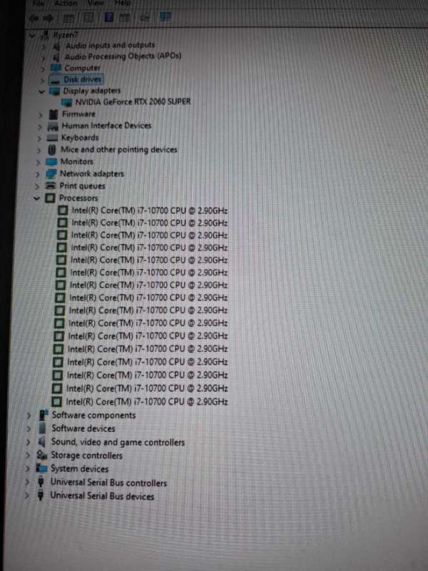 I7 10700 10th gen cpu