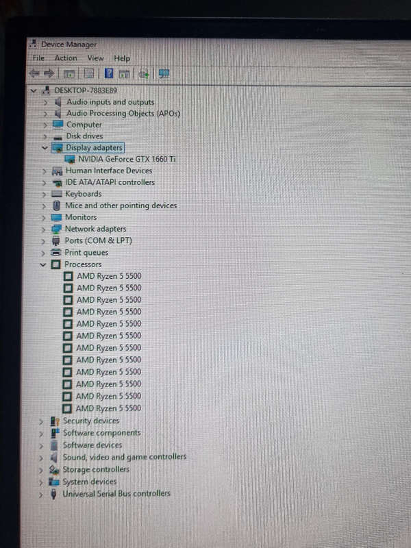 Ryzen 5 5500 gaming computer