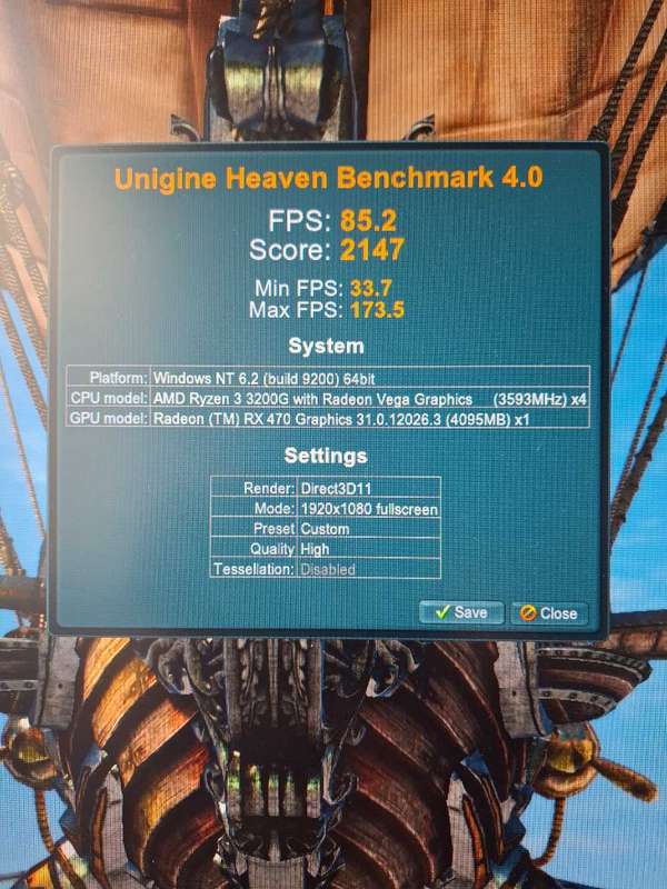 Ryzen 3 3200g gaming pc