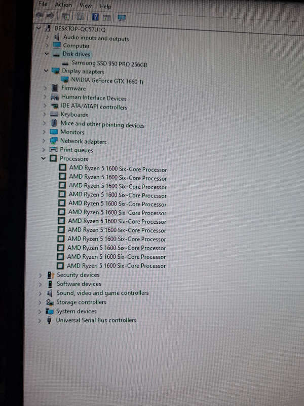 Ryzen 5 1600 gaming computer