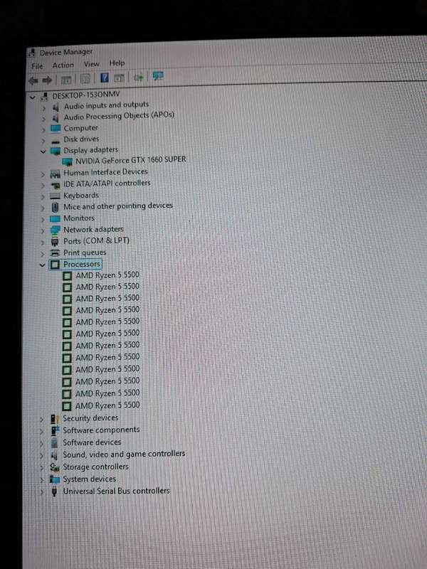 Ryzen 5 5500 gaming pc