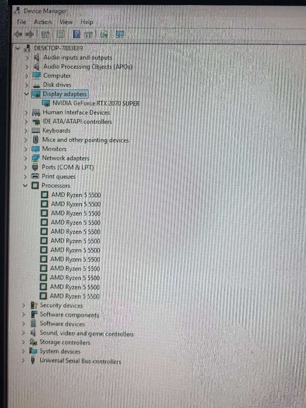 Ryzen 5 5500 gaming computer