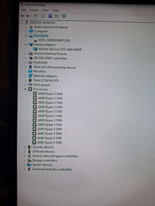 Ryzen 5 5500 gaming computer