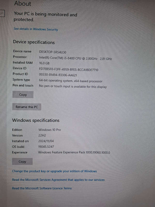 I5 8400 gaming pc