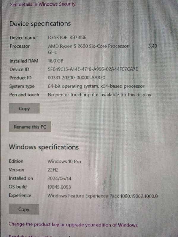 Ryzen 5 2600 gaming pc