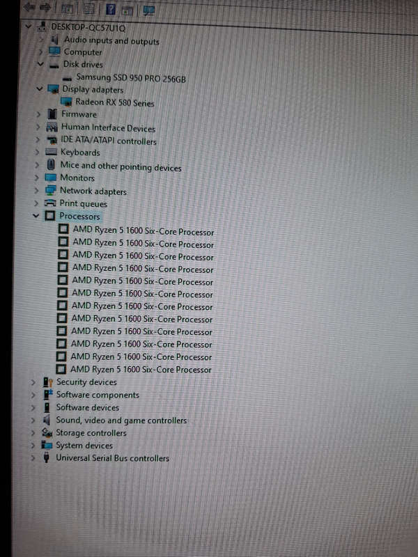 Ryzen 5 1600x gaming pc