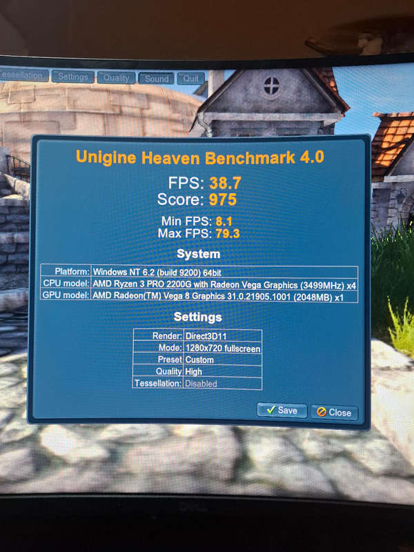 Ryzen 3 pro 2200g pc