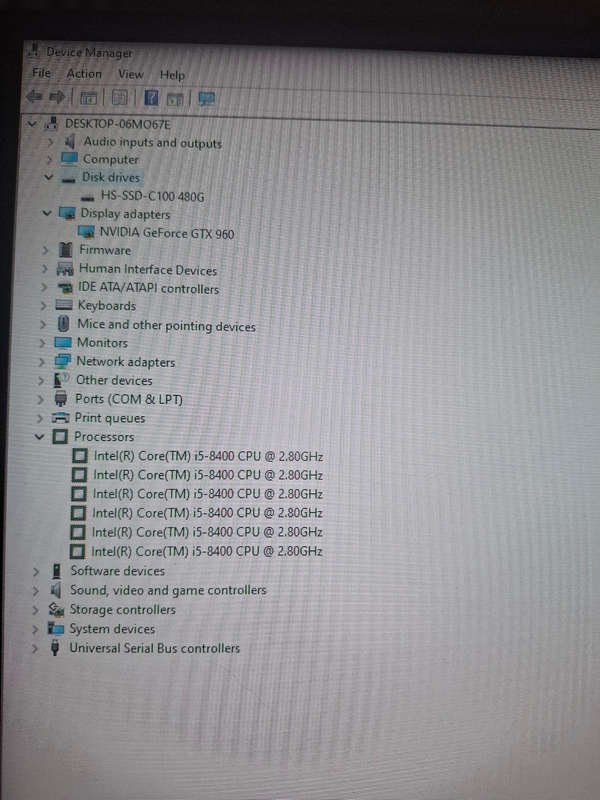 I5 8400 gaming computer