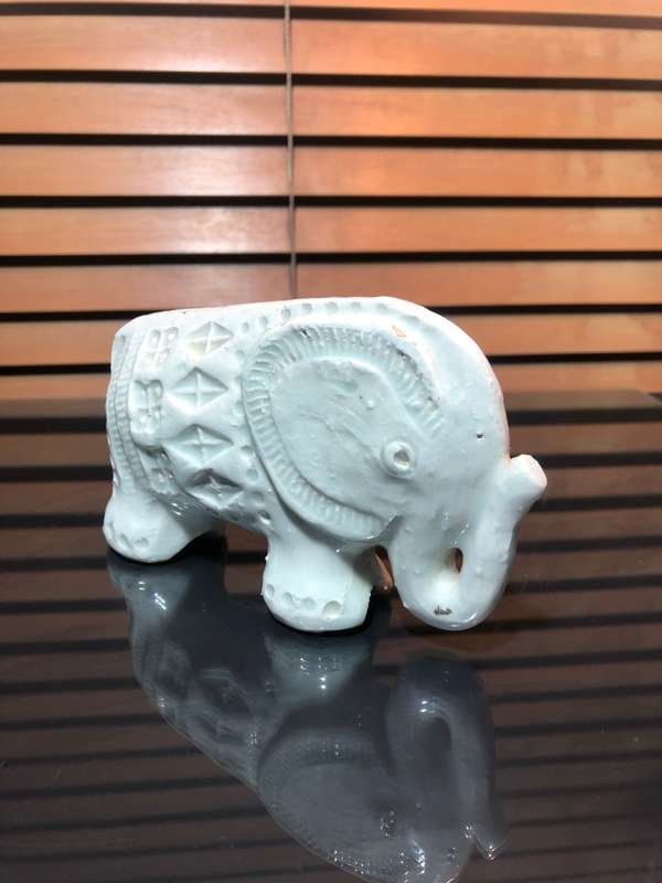 MCM Collectable Botossi White Elephant by Aldo Londi