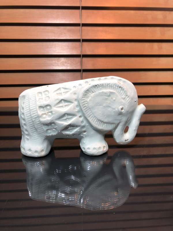 MCM Collectable Botossi White Elephant by Aldo Londi