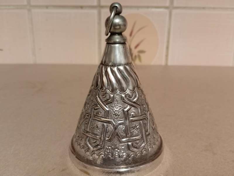 VINTAGE MOROCCAN SILVER PLATED TAGINE COVER