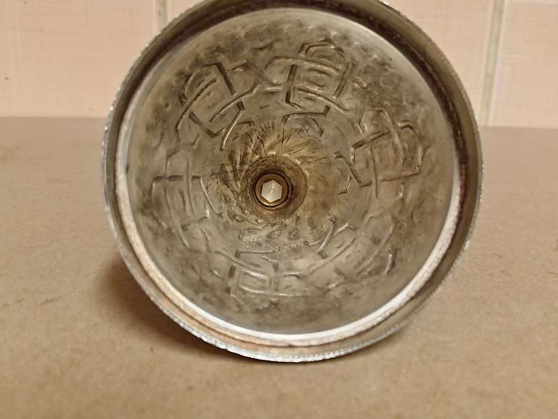 VINTAGE MOROCCAN SILVER PLATED TAGINE COVER