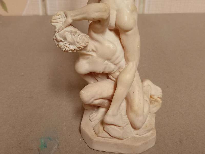 VINTAGE AMILCARE SANTINI FAUX MARBLE SCULPTURE
