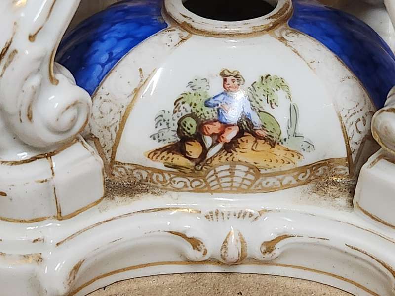 RARE ANTIQUE 19th CENTURY KPM BERLIN PORCELAIN CENSER