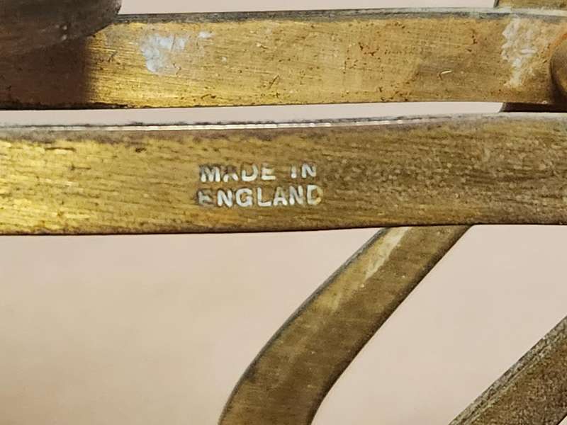 VINTAGE BRASS AND WOOD POSTMASTERS SCALE