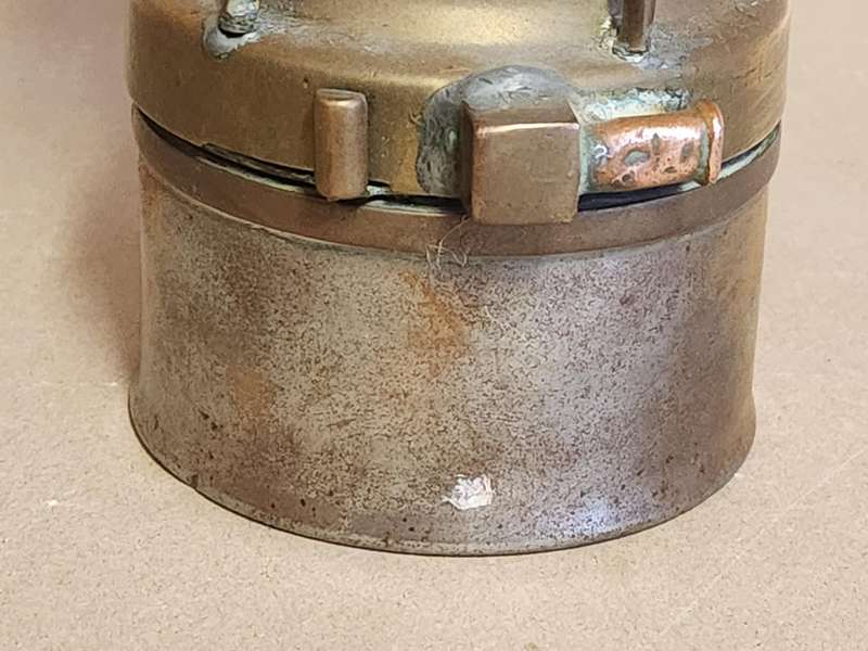 VINTAGE RUTHERFORD G MEF NO 1 WOLF TYPE MINERS LAMP