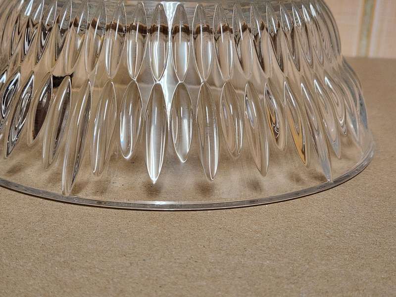 Bohemia Crystalite Czechoslovakia Pedestal Bowl/Centrepiece