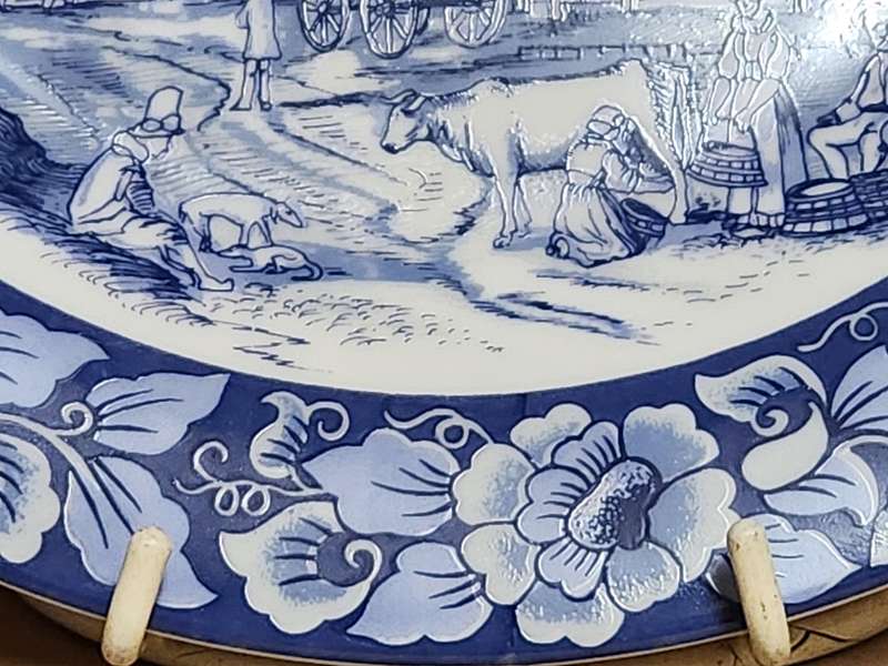 Vintage Delft Holland Plate from the Oude Molen Fabriek, Special Limited Edition