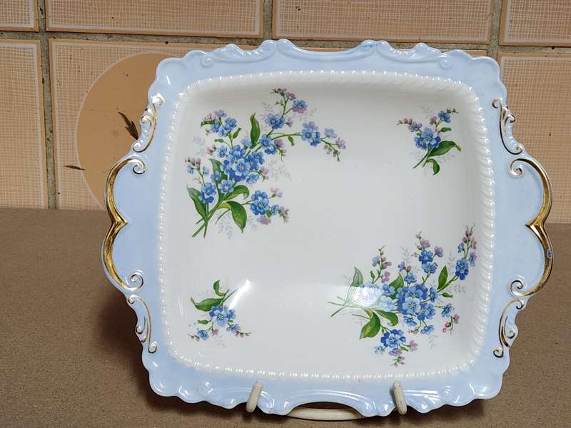 Vintage Royal Albert Bone China Twin Handled Snack Dish