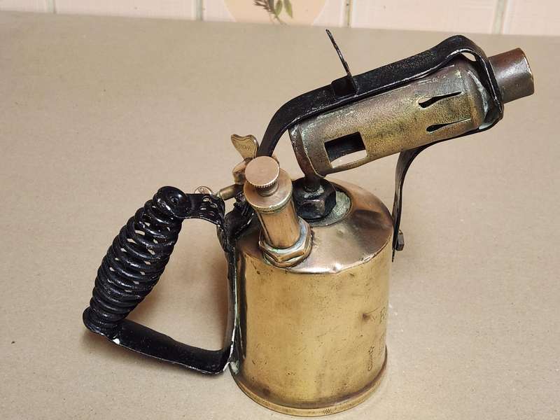 Vintage Radius No 52 Brass Blow Torch