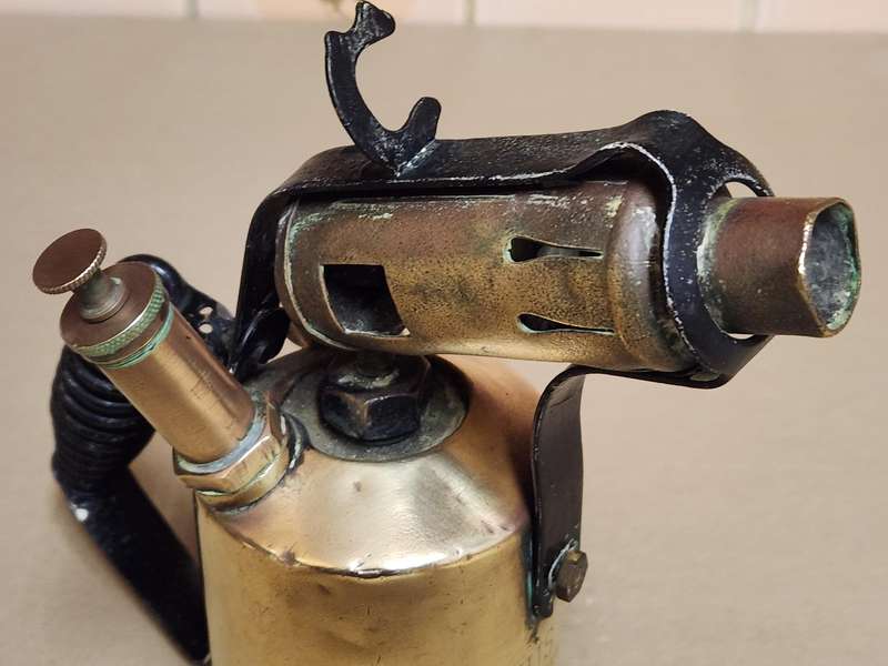 Vintage Radius No 52 Brass Blow Torch