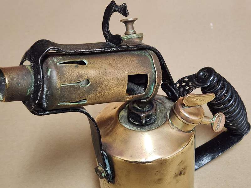 Vintage Radius No 52 Brass Blow Torch